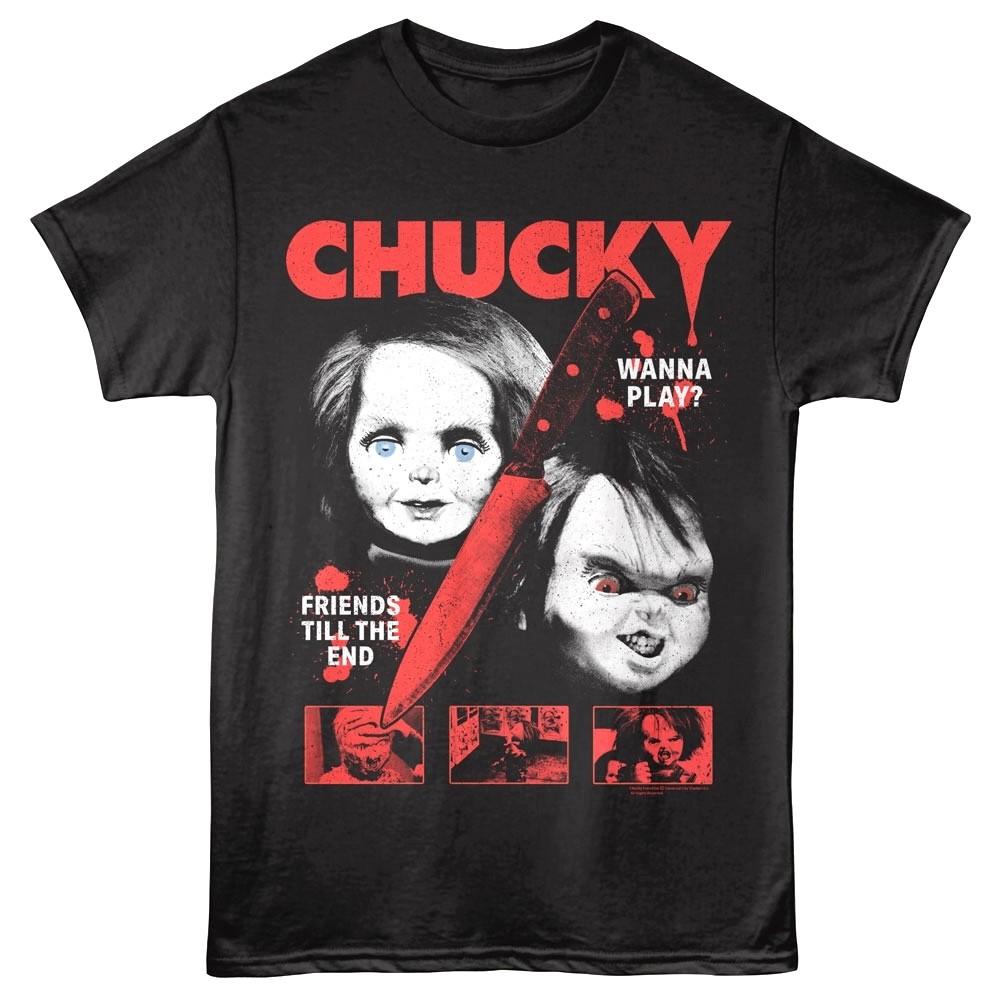 Chucky Friends til the End Men T Shirt S