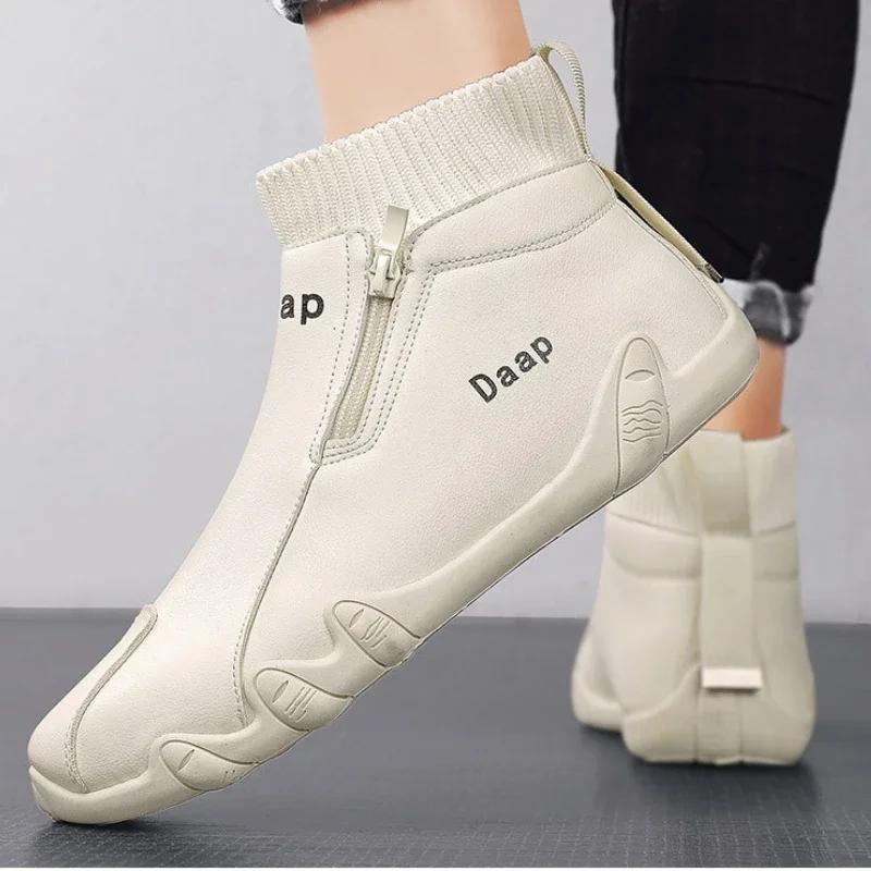 Fashion Men's Casual Sneakers High Quality Comfortable High Top Casual Sports Shoes Fashion Work Shoes Trend Outdoor Non-slip Hombres