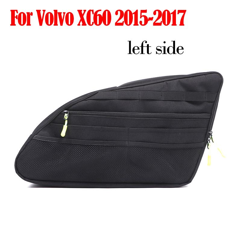 For Volvo XC60 XC90 V90 2015-2025 Car Trunk Side Window Storage Bag Multi-Pocket Tool Cargo Organizer Bag Car Accessories