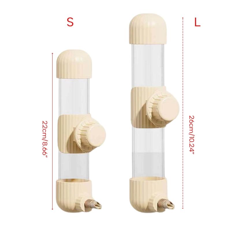Animals Water Bottle for Hamsters Guinea Pigs Rabbits Top Fill No Drip