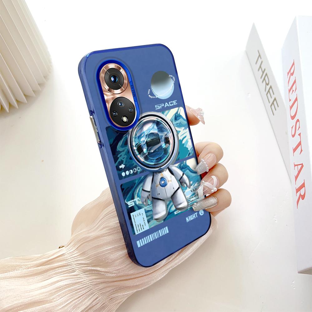 Dažytas raštas Spalvingas sidabrinis Dvipusis kietas apvalkalas Smūgiams atsparus Apsaugantis nuo kritimo Telefono dėklas Huawei Honor Infinix Tecno iPhone