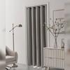 Room Divider Curtain, Insulated, Cold Protection, 200cm Long, Stylish, Scandinavian Design, Privacy, Blackout, Long, Solid Color, Heat Retaining, Soun