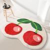 Fruit Carpet Imitation Cashmere Cartoon Non-Slip Floor Mat Household Door Doorway Bathroom Absorbent Floor Mat Foot Mat Decor