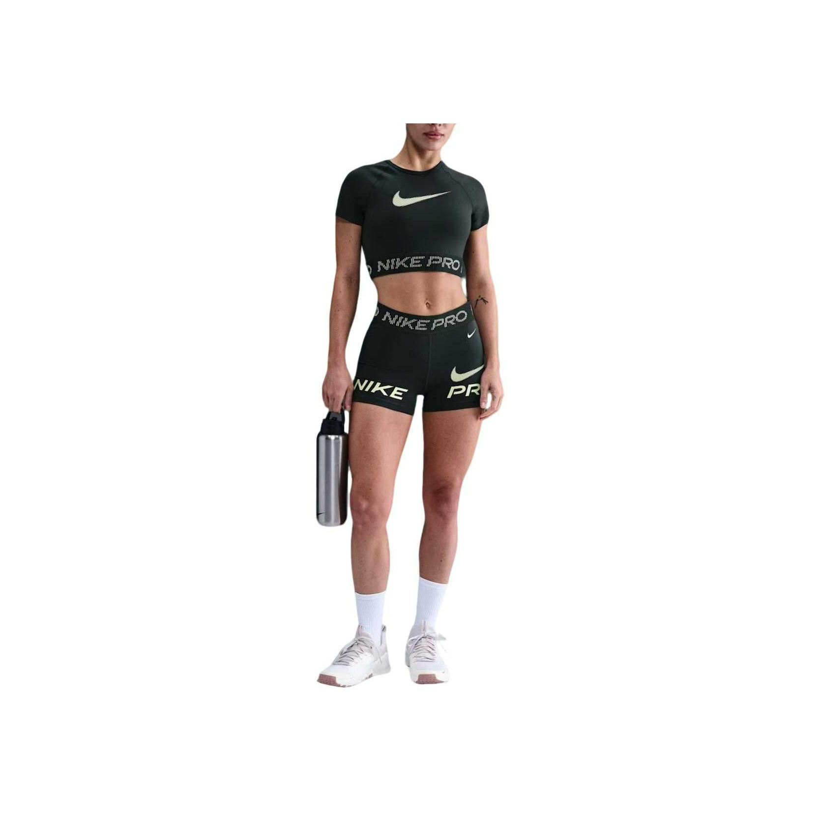 

Nike Pro Dri-FIT Simple Comfortable Stylish Short Sleeve Fitness Top Women tops HV3673-390 S