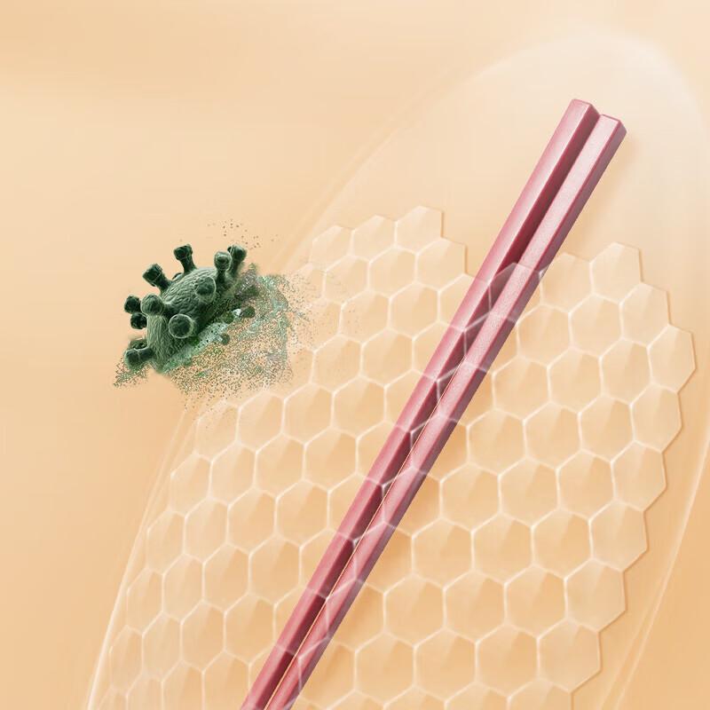 Chui Da Huang Colorful Non-Slip Alloy Chopsticks