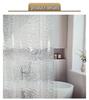 Waterproof PEVA Diamond Shower Curtain - No-Drill Installation for Bathroom Partition