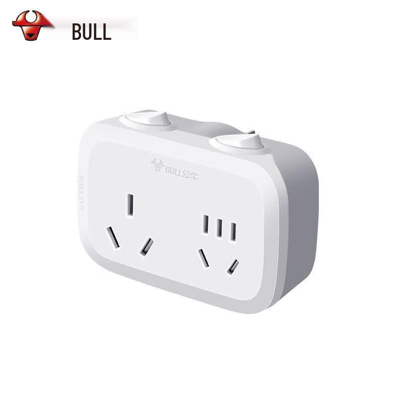 Bull 16A to 10A/16A Dual AC Socket Adapter