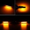 2Pcs 41Mm Chrome Motorcycle Front Led Turn Signal