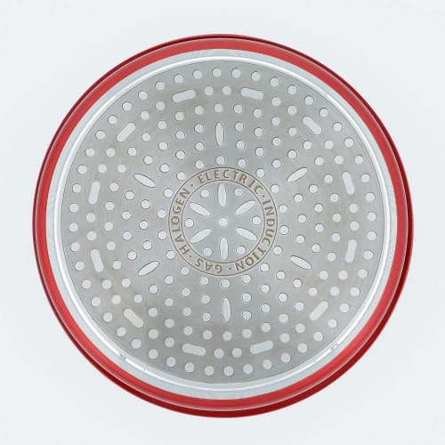 Bestco NM-125 Delicious Sign Evolt 16cm Single Pot, Red, IH Compatible