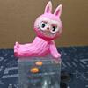 Labubu Blind Box The Monsters Heart-Moving Macaron Doll Mobile Phone Holder Figure Tabletop Ornament Doll Kid Birthday Gift
