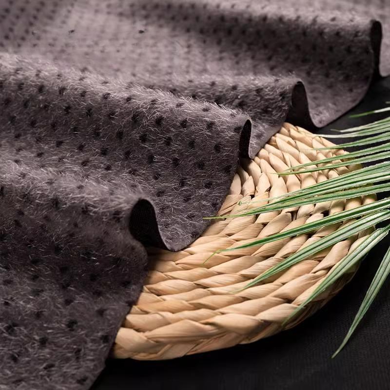 

50x160cm Plush Leopard Printed Imitation Mink Fur Fabric for Diy Sewing Shoes Caps Scarves Ribbons Linings Dresses 50x160cm