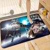 1pc Star Wars Non-Slip Welcome Doormat - 100% Polyester with Iconic Characters And Movie Artwork, Easy To Clean Hand Wash Sole
