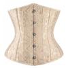 Women Steel Boned Jacquard Waist Trainer Corset Body Shaper Waist Cincher