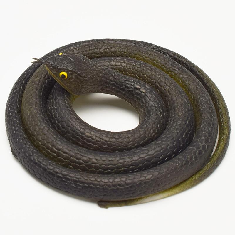 Novelty Halloween Gift Fake Snake Tricky Funny Spoof Toys Simulation Soft Scary  Horror Toy For Party Event 80cm Gag Gifts