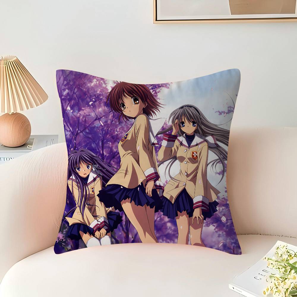 Anime C-CLANNAD Kuddfodral i tum, bondgårdsdekor, heminredning, kuddfodral för soffdekorationer