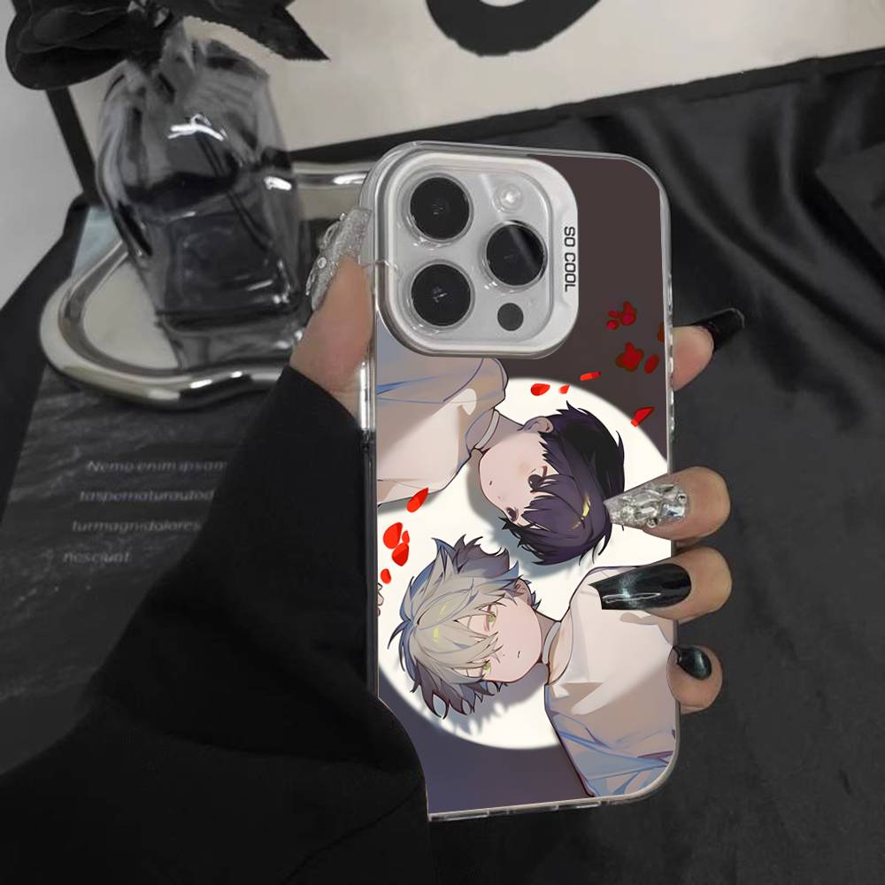A-Aliens Stage I-Ivans And T-Tills For iPhone 17,16,15,14,13,12,11,Mini,Pro,E,SE4,XS,MAX White Shockproof Candy Matte Cover