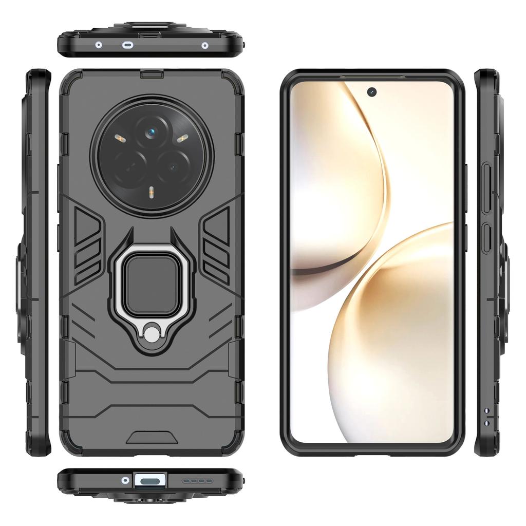For Realme 14 Pro 5G Case PC + TPU Protective Phone Cover with Ring Kickstand