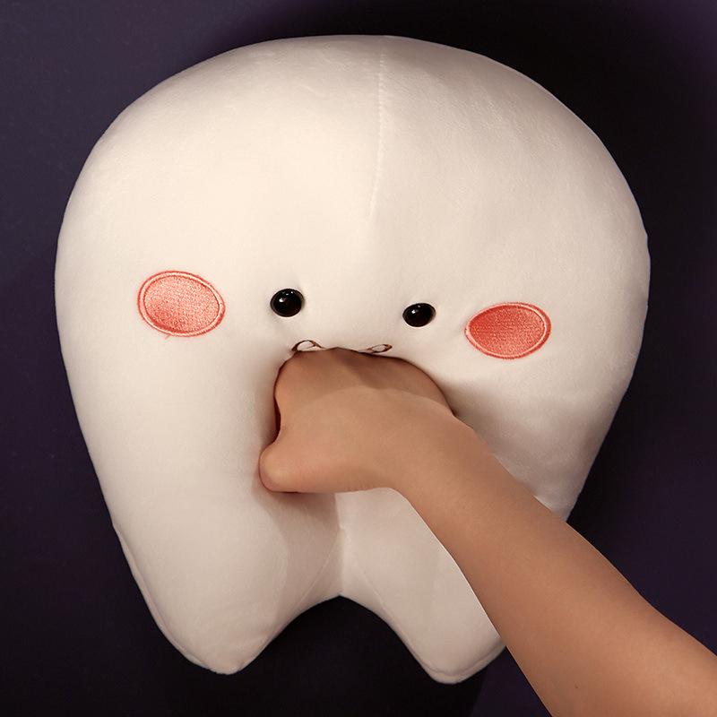 Cartoon Personalized Teeth Pillow Plush Toy Cushion Software Sleeping Pillow Home Decoration