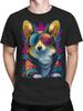 Neon DJ Corgi T-Shirt