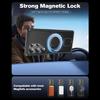 For Samsung Galaxy S25 Ultra With 360° Spin Stand,Military Grade Protection,Fit for Magsafe,Shockproof Case With Kickstand-Black