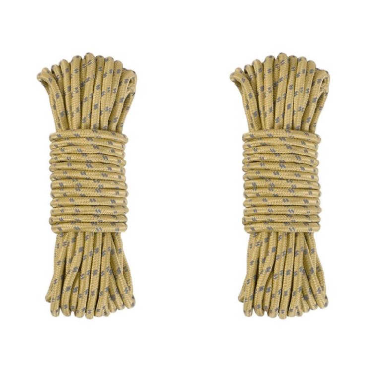 5MM Reflective Tent Guy Rope, 32 Feet Camping Rope Cord Guy Line for Camping Tent Fixation, Travel Backpacks, Outdoor