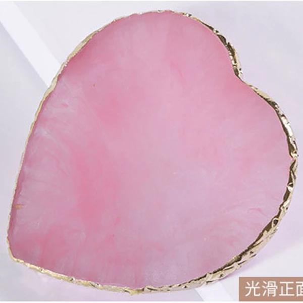 18 Styles Resin Agate Stone Nail Color Palette Gel Polish Pallet Mixing Drawing Paint Plate Manicure Nails Art Display Shelf