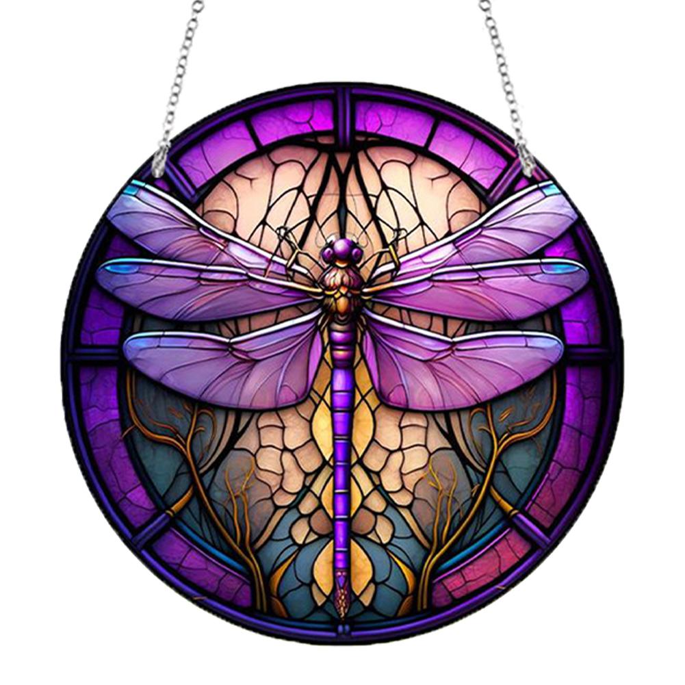 Suncatcher Butterfly Acrylic Window Wall Hanging Ornament Peacock Home Decoration Panel for Garden Corridors and Home Decoration