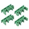 2 Sets C45 DIN Rail Circuit Board Mounting Bracket Insulated for PCB Electronic Switching Devices