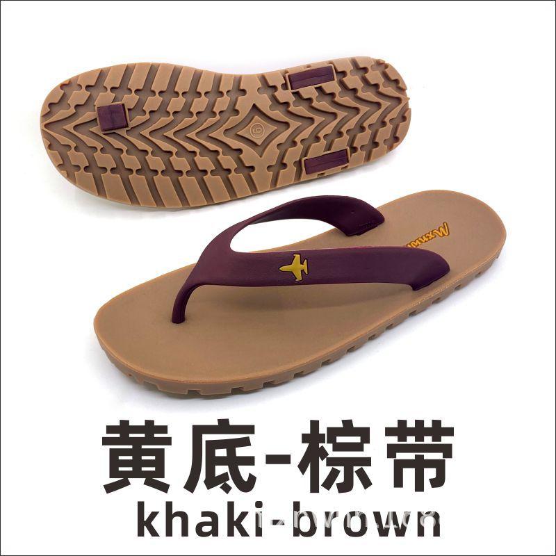 Nya Flip Flops med Solida Gummidäck, Mjukt Gummi, Hård Botten, Tåklämma, Herrtofflor, Slitstarka, Halkfria, Utomhus, Casual Tofflor