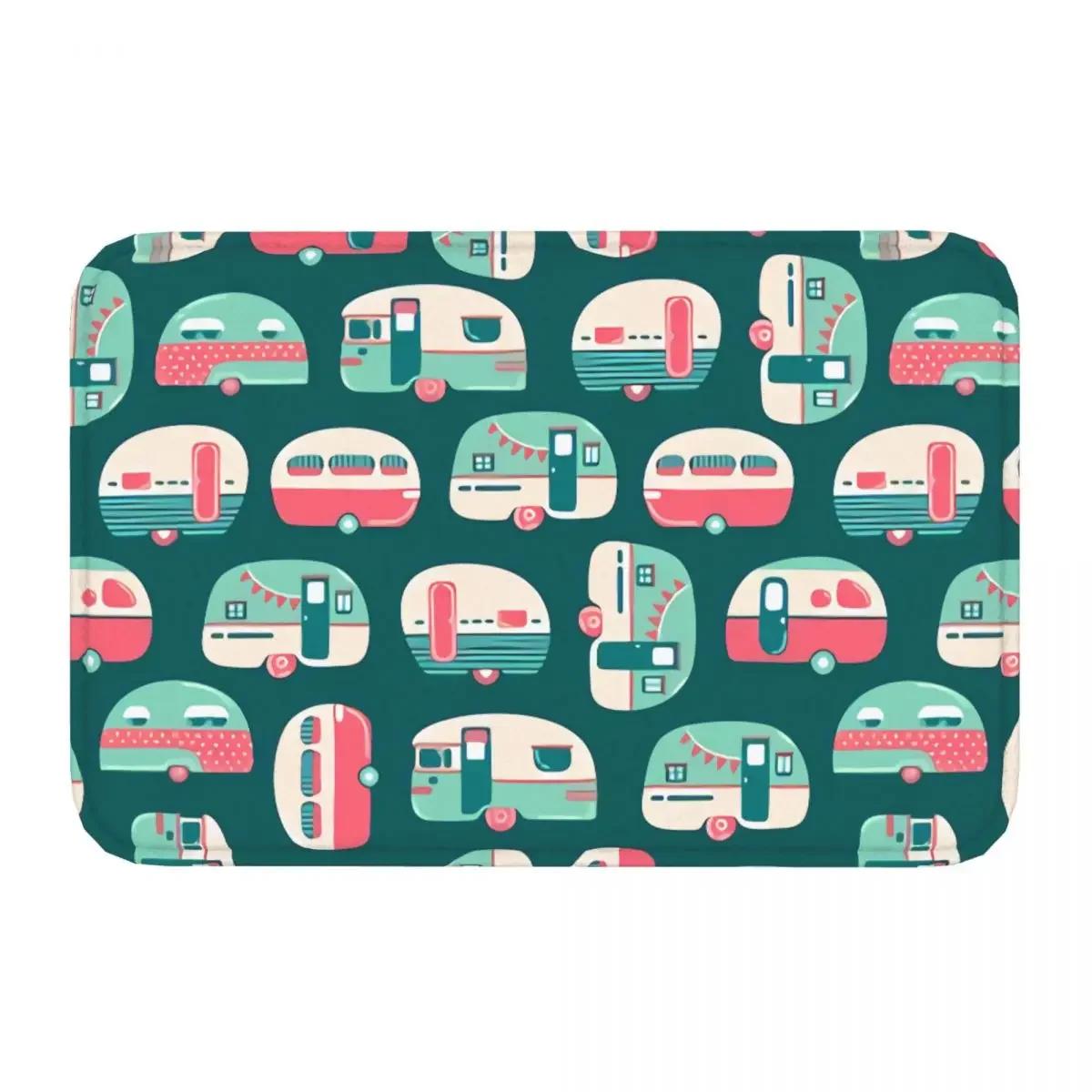 

Non-slip Rug Doormat Bath Mat Airstream Camping Floor Carpet Bedroom Decorative 40cmx60cm