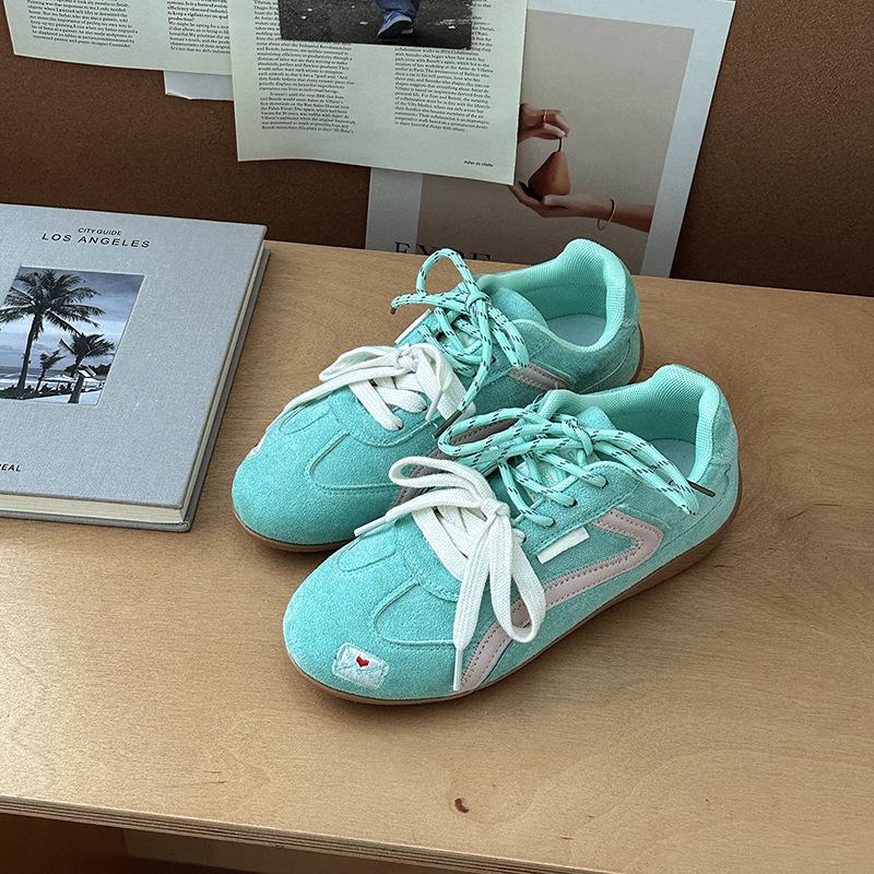 Cartoon Forrest Gump shoes women's spring 2025 new retro flat-bottomed versatile sports training shoes breathable casual board shoes