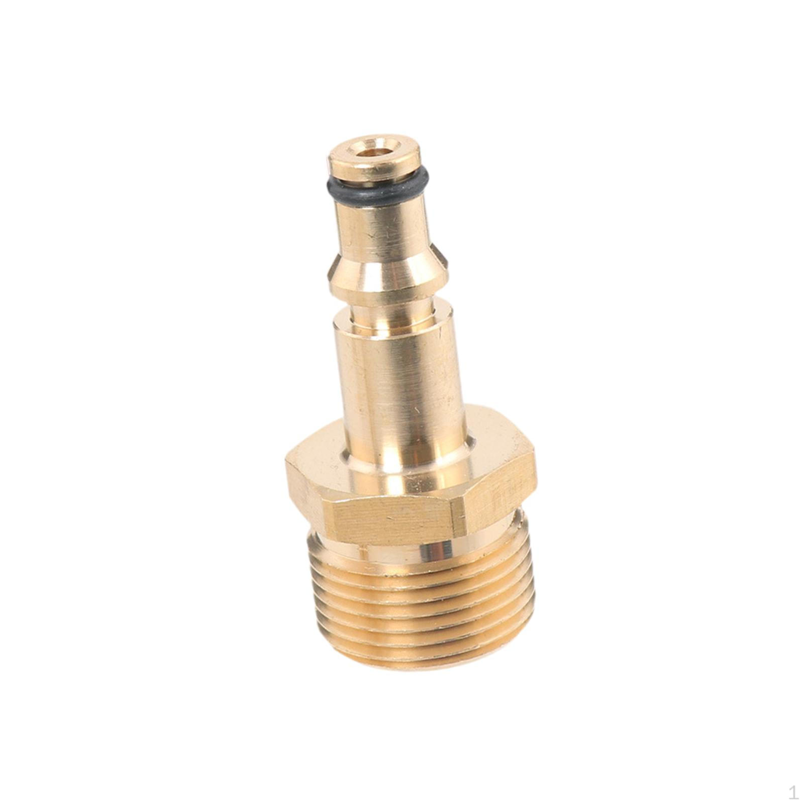Pressure Washer Hose Adapter M22 Lightweight Copper Spare Part Quick Connect Replace Accessory