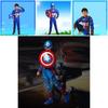 Premium Quality Kids Captain America Costume For Super Hero Avengers Fans