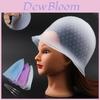 Premium Silicone Highlighting Cap For Hair Coloring Salon Use Available In Blue Purple And White