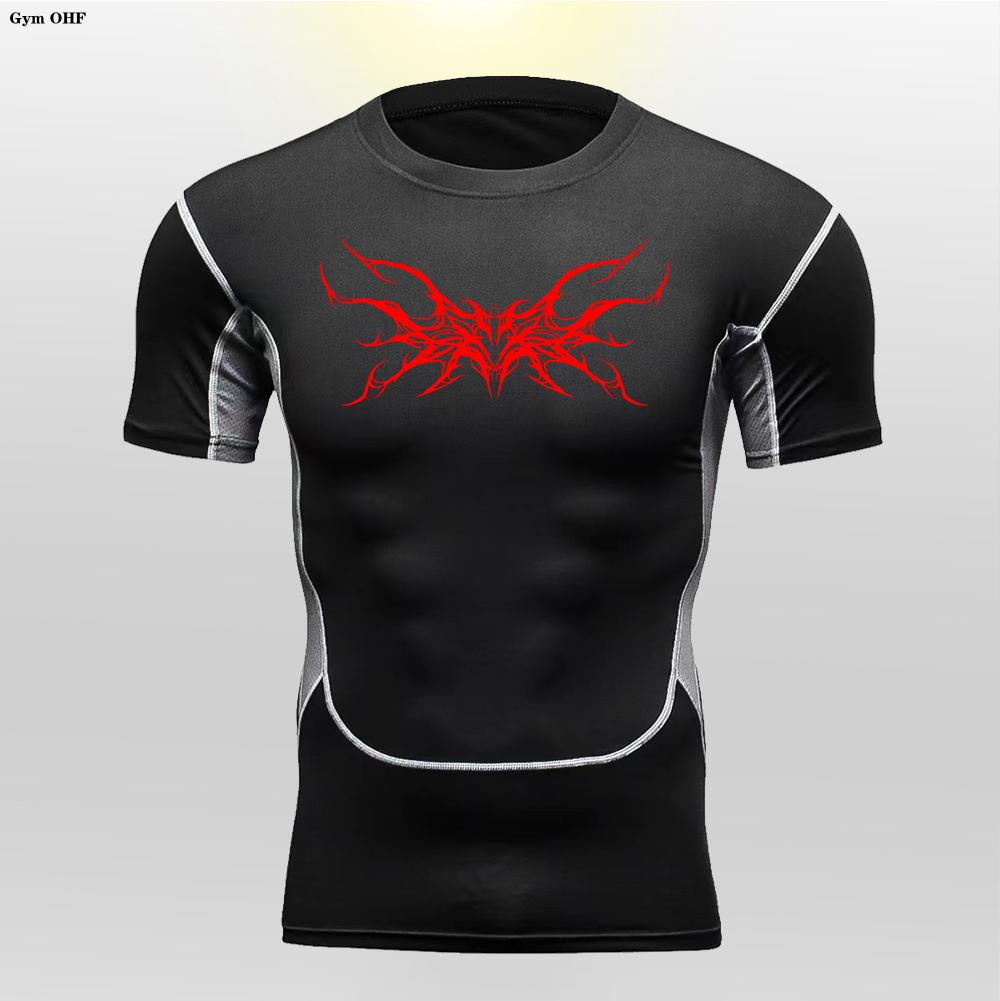 Man Compression T Shirt Gym Fitness Training Running Quick Drying Sports Shirt Summer Shaping Slimming Comfortable Men T Shirts