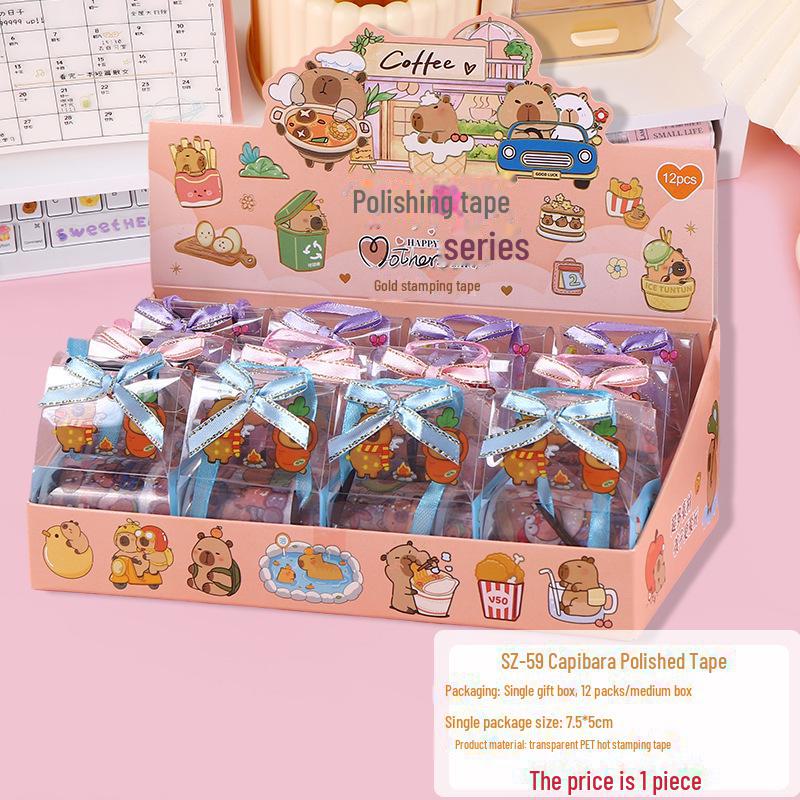 Creative Cartoon PET Transparent Tape & Sticker Gift Set for Children's Day