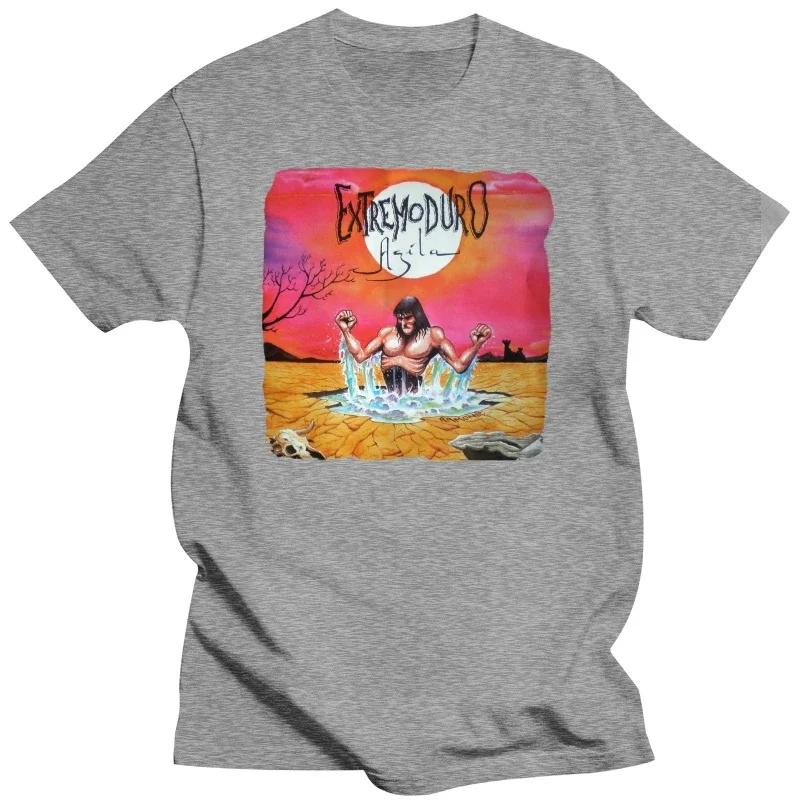 Pánské bavlněné košile v zábavném stylu Nadměrné grafické oblečení Extremoduro Agila By Cul Music Lin Harajuku Léto