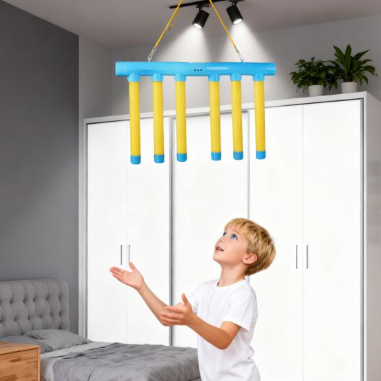 Reflex-Fangspiel mit Fallstäben – 3 Geschwindigkeitsstufen – Hand-Augen-Koordination trainieren – Spielzeug zum Fangen und Lösen von Fallstäben