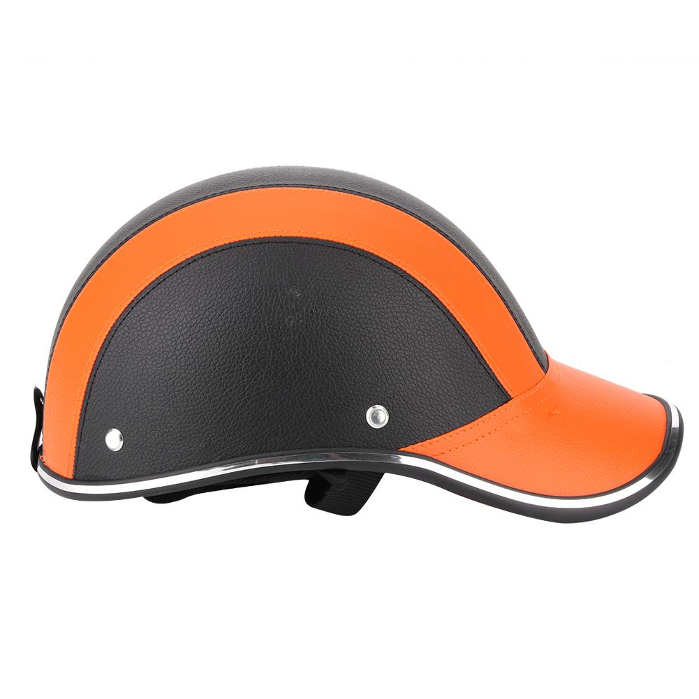 

Универсальный ABS шлем-полулицо в стиле бейсболки для мотоцикла, электровелосипедаОранжевый A0322 Бесплатно One Size