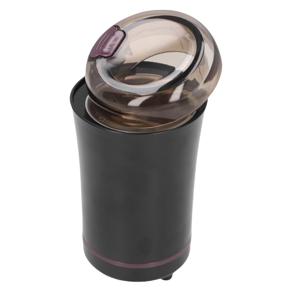 Electric Coffee Grinder 304 Stainless Steel Cutter Coffee Mill Grounder with Safety Lock Lid 150W Portable