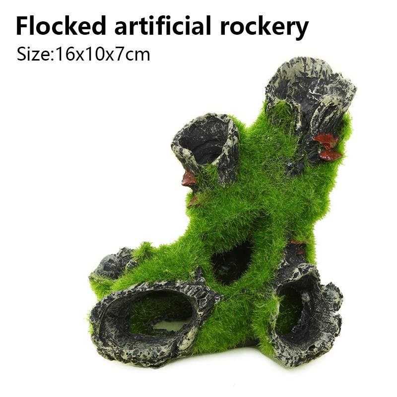 

Смола Разведение Укрытие Пещера Симуляция Пещера для креветок Дом Декоративный реквизит Дом на дереве Укрытие Ремесла Искусства для Аквариумного Ландшафтного Дизайна With moss зелёный