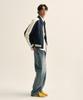 Satur Rawton Collar Track Zip-Up Jacket Classic Navy