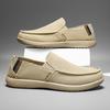 Spring Men Casual Canvas Shoes Breathable Loafer Lightweight Vulcanized Shoes Outdoor Men's Sneakers Walking Shoe Driving Shoes