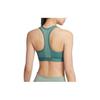 Nike Reggiseno Sportivo con Zip Colore Unico Comfort Donna Intimo Verde Acqua FN2732-361
