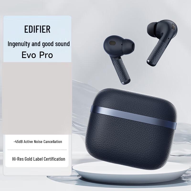 

Edifier Evo Pro True Wireless Active Noise Cancelling Bluetooth Earbuds