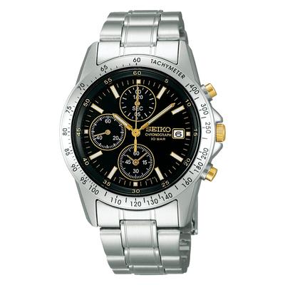 Watch Seiko Selection Quartz Chronograph Watch SBTQ043 Silver [Seiko] Men's