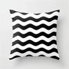 Abstract Geometric Striped Double-Sided Printed Pillow Cover Short Plush Suitable Living Rooms Bedrooms Sofa Throw Cushion Cover
