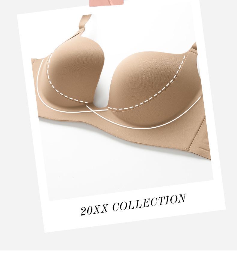 Seamless Lift Goddess Bra: Women's Small Bust, Summer Thin Style, Side Bust Control, Anti-Sagging, Sexy Half Cup.