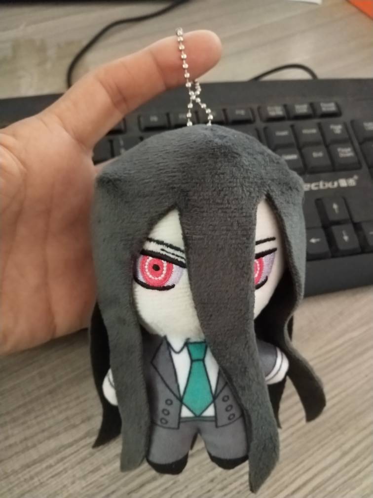 Game Danganronpa Character Plush Pendant Soft Keychain Kokichi Oma Dolls Nanami ChiaKi Keyring Stuffed Rantaro Amami Toys Gifts