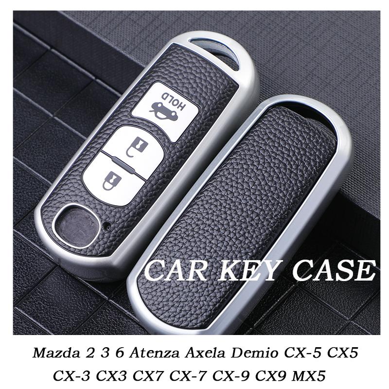 New TPU Car Remote Key Case Cover Shell Fob For Mazda 2 3 6 Atenza Axela Demio CX-5 CX5 CX-3 CX3 CX7 CX-7 CX-9 CX9 MX5 Accessories